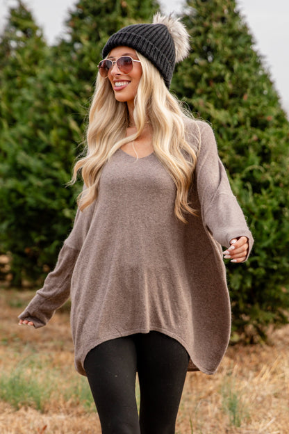 Simply Perfect Lightweight Knit Sweater - DOORBUSTER