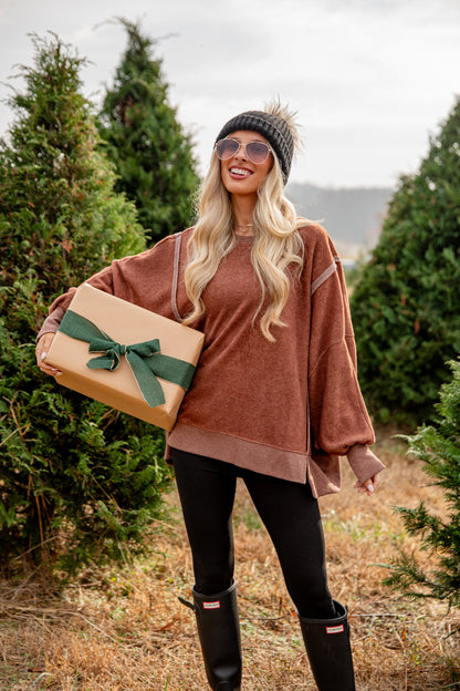 Snuggly Touch Soft Knit Oversized Pullover - DOORBUSTER