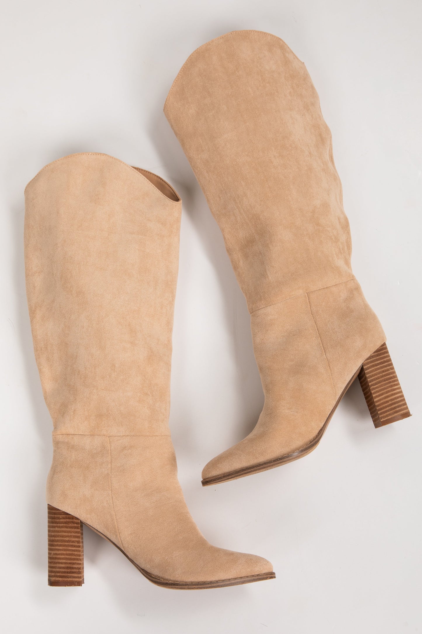 Downtown Darling Beige Boots