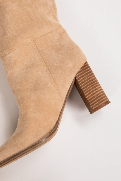 Downtown Darling Beige Boots