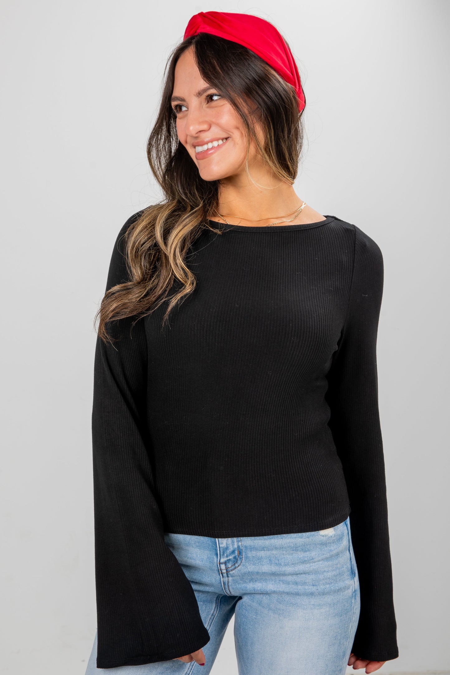 Noelle Everyday Ribbed Knit Top - DOORBUSTER