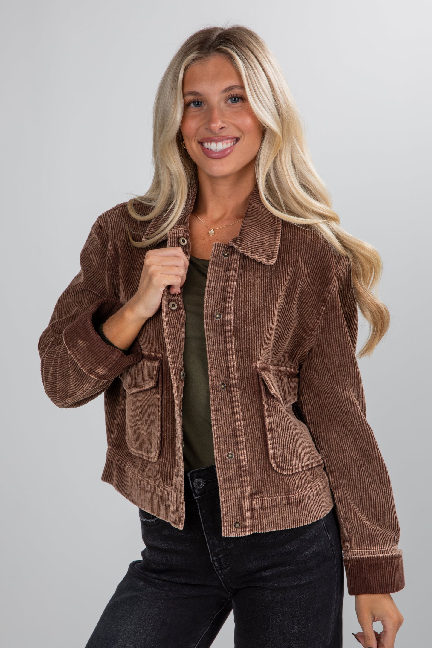 Style Expedition Brown Corduroy Jacket - DU DEAL