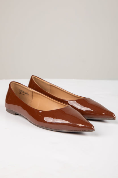 Run The Show Pointed Toe Flats