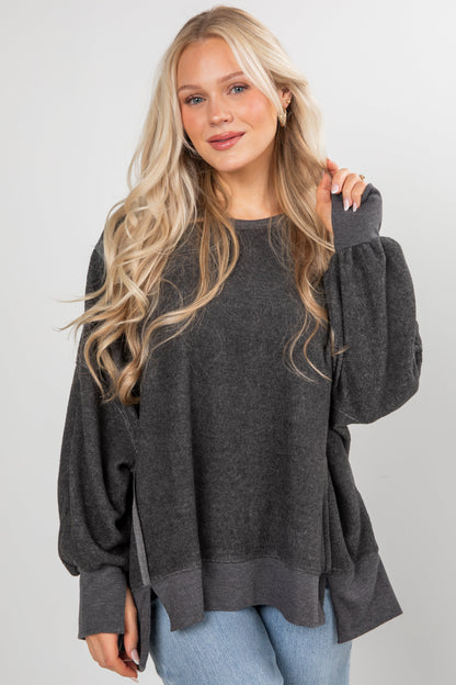 Snuggly Touch Soft Knit Oversized Pullover - DOORBUSTER