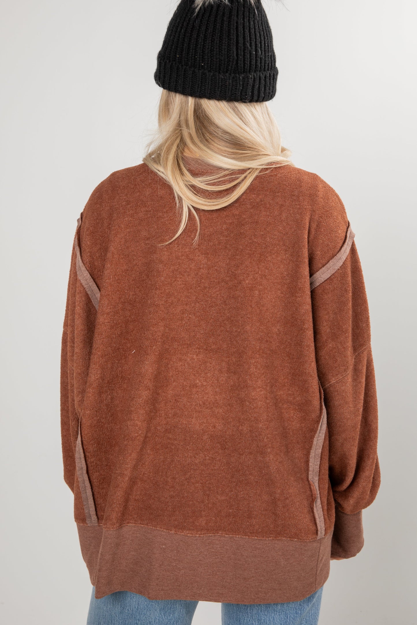 Snuggly Touch Soft Knit Oversized Pullover - DOORBUSTER