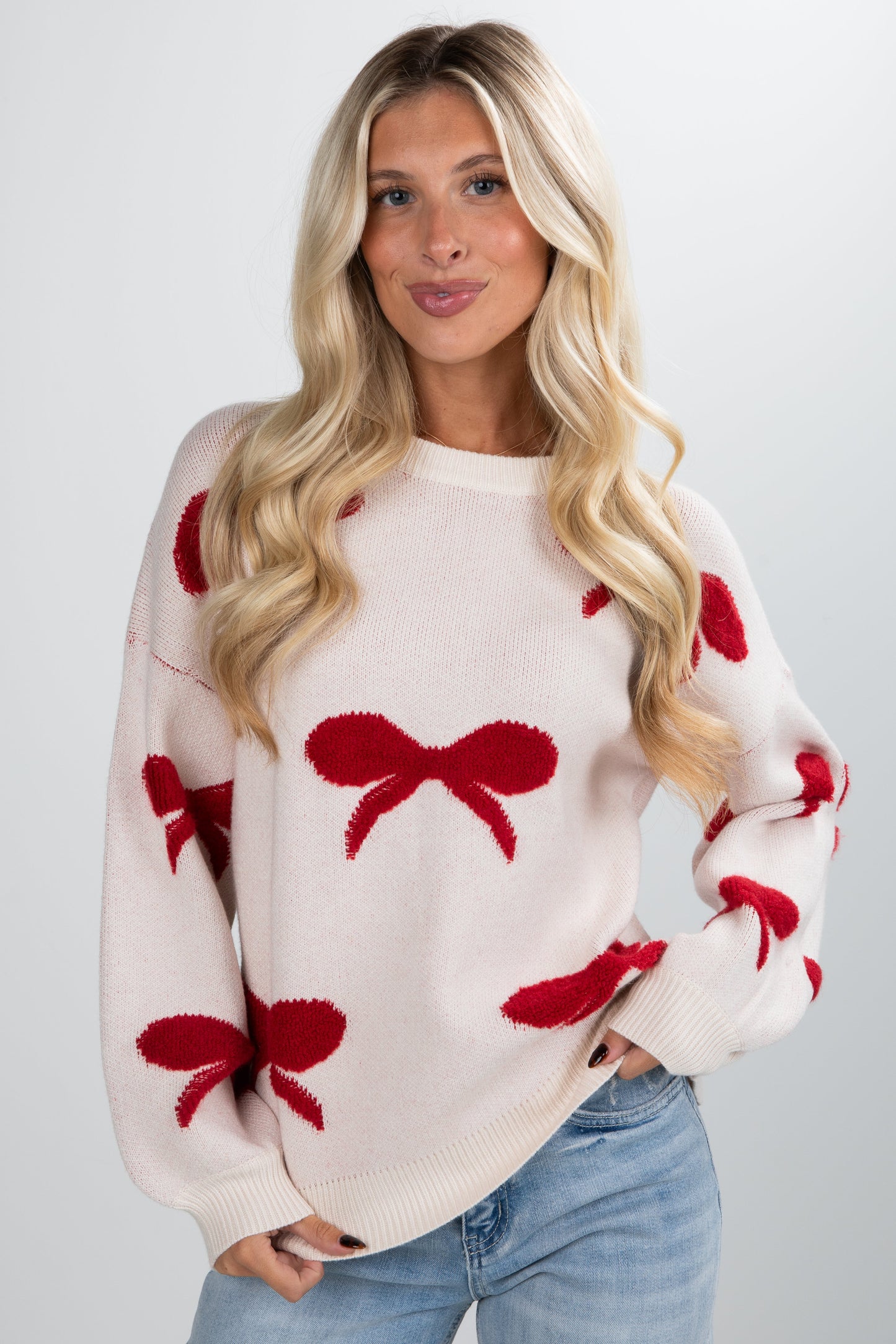 Cute Concept Bow Sweater