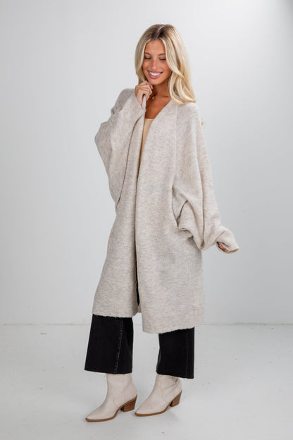 Cozy Inclination Longline Cardigan