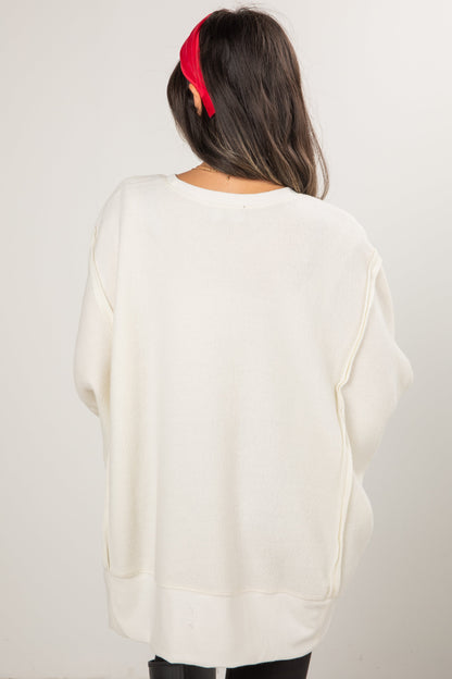 Snuggly Touch Soft Knit Oversized Pullover - DOORBUSTER