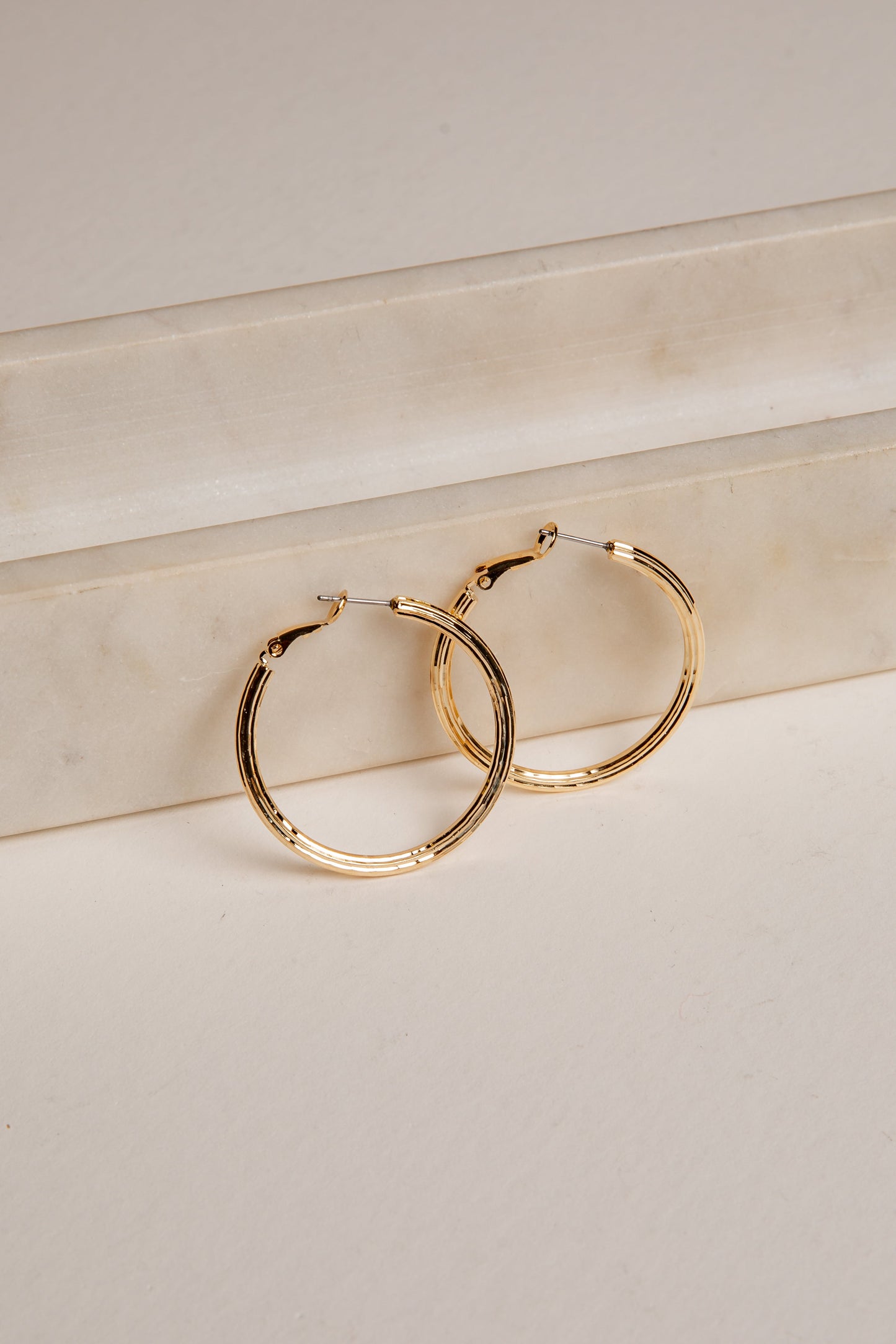 Bella Gold Hoop Earrings