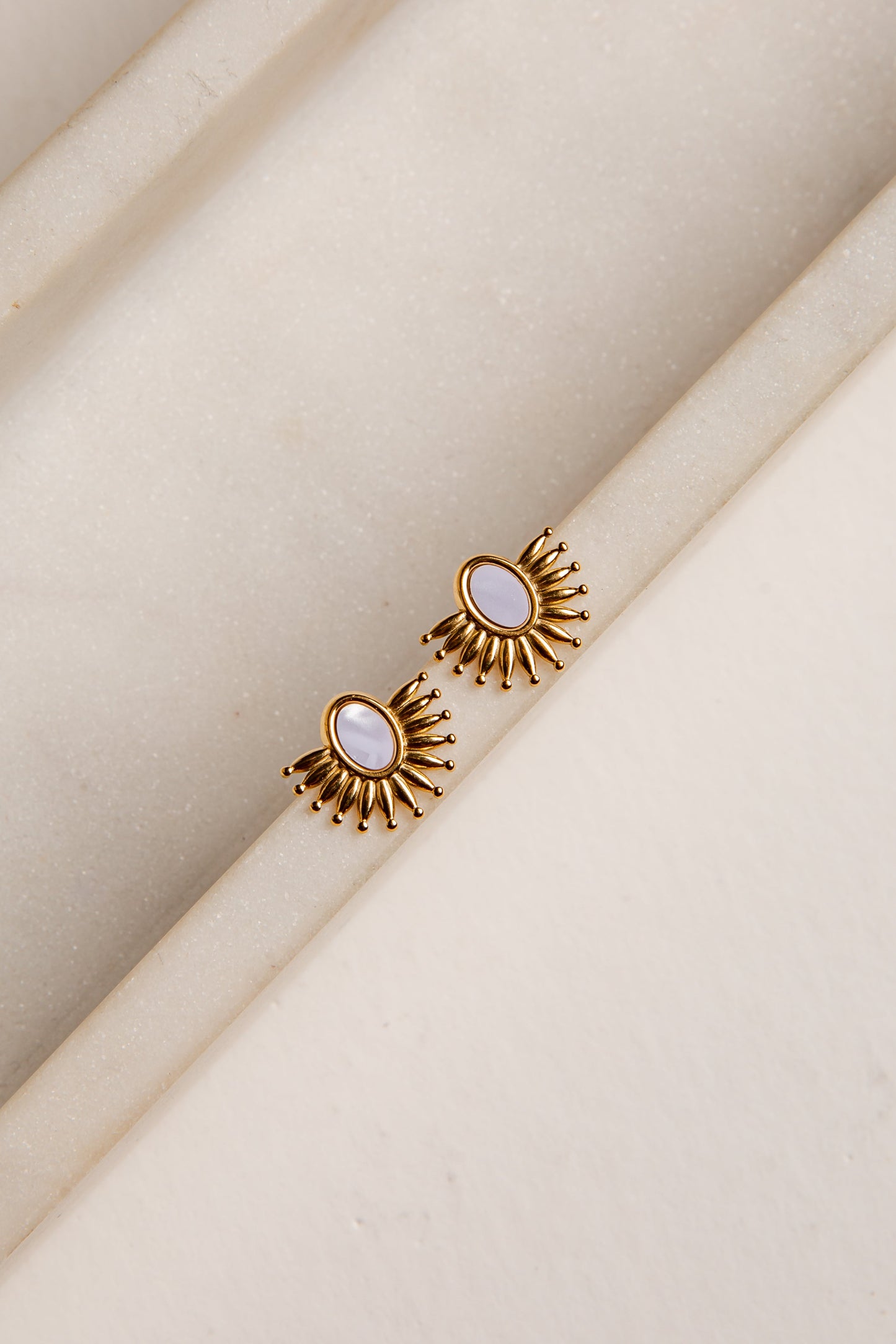 Valerie Gold Stud Earrings