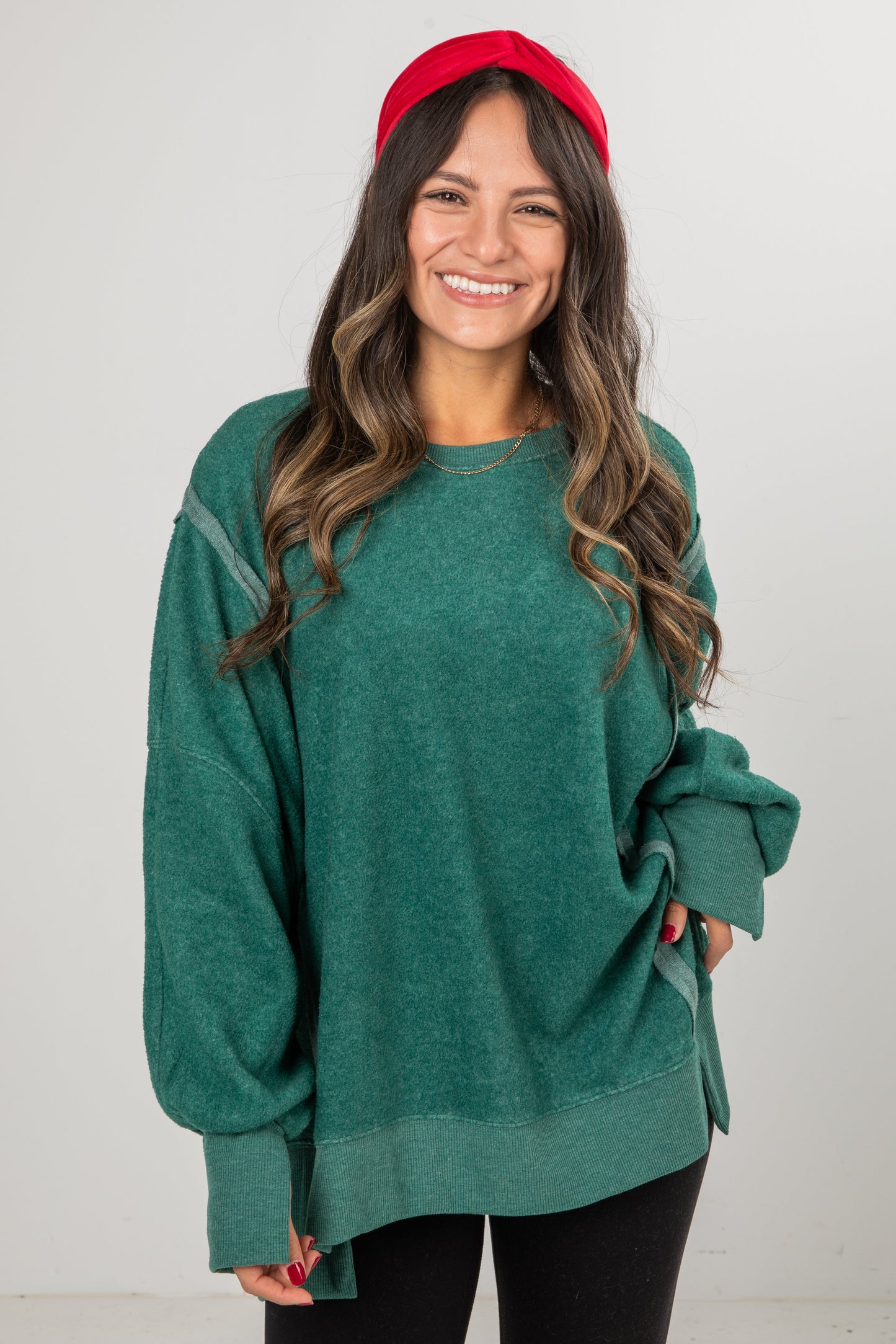 Snuggly Touch Soft Knit Oversized Pullover - DOORBUSTER