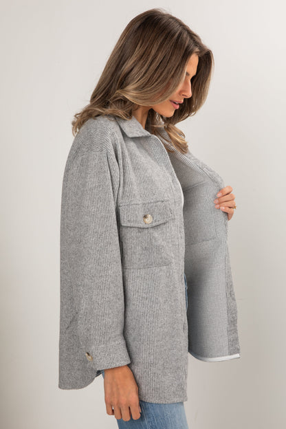 Good News Soft Knit Shacket - DOORBUSTER