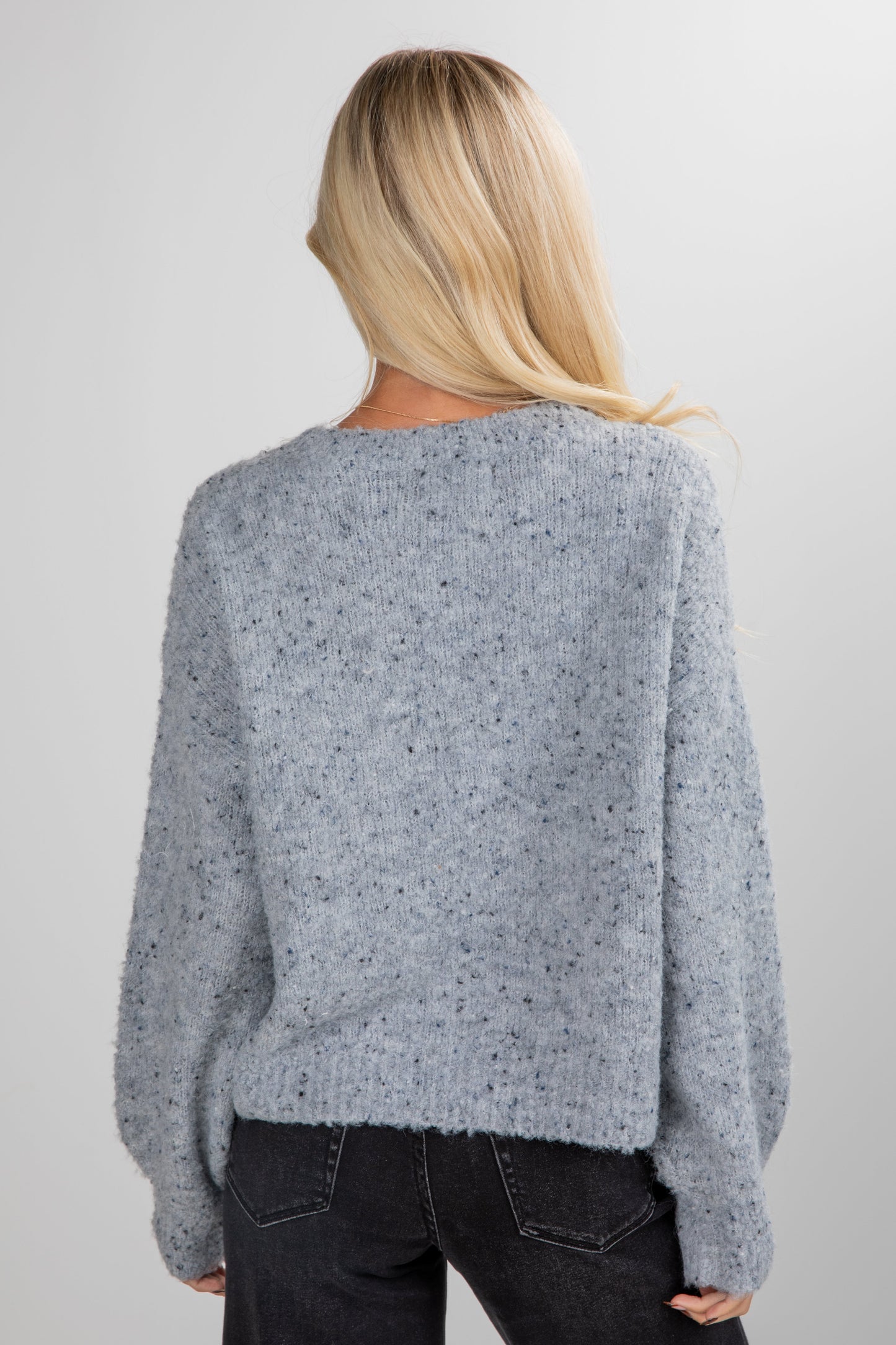 Cozy Inclination Grey Sweater