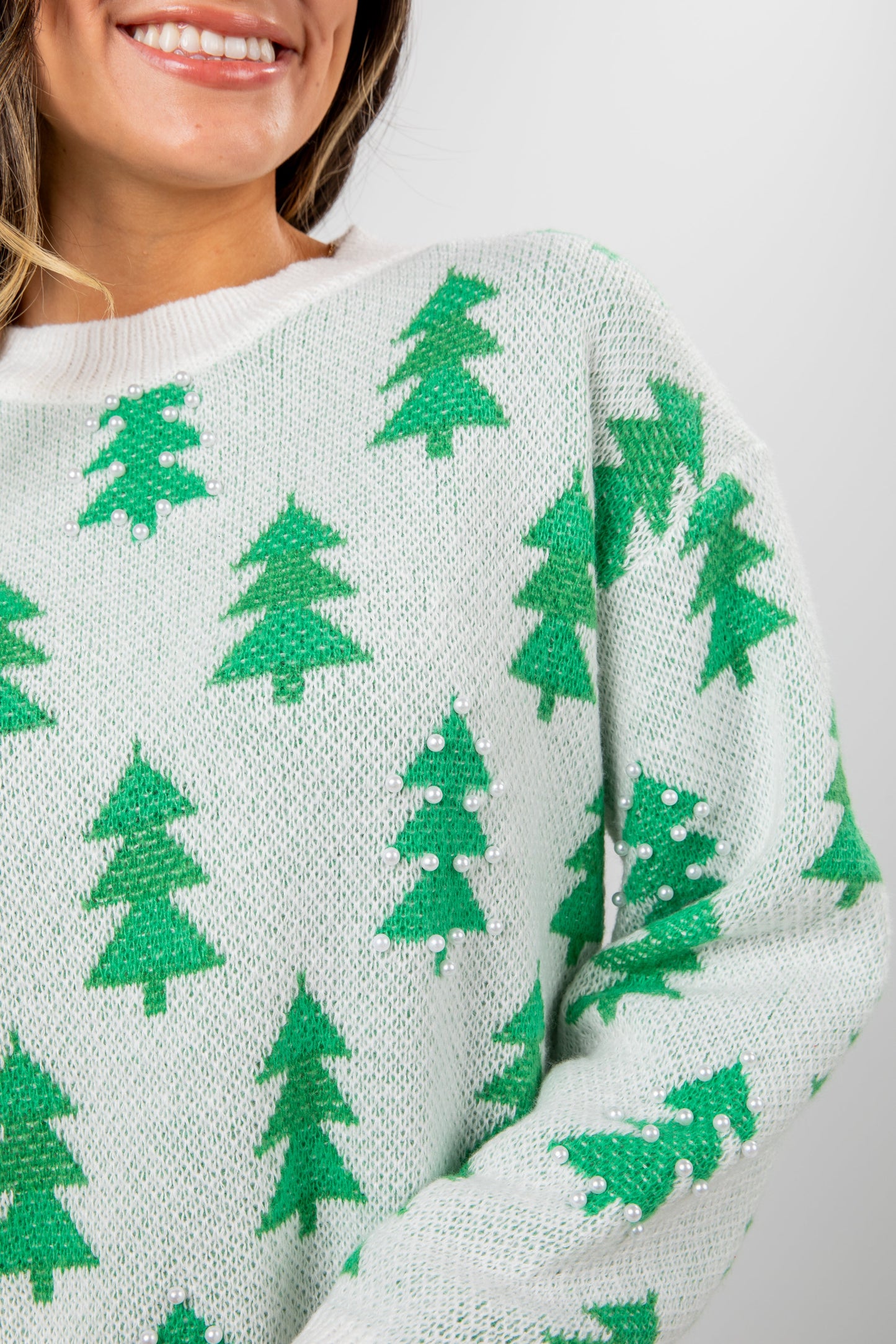 I'll Be Home Christmas Tree Sweater - DOORBUSTER