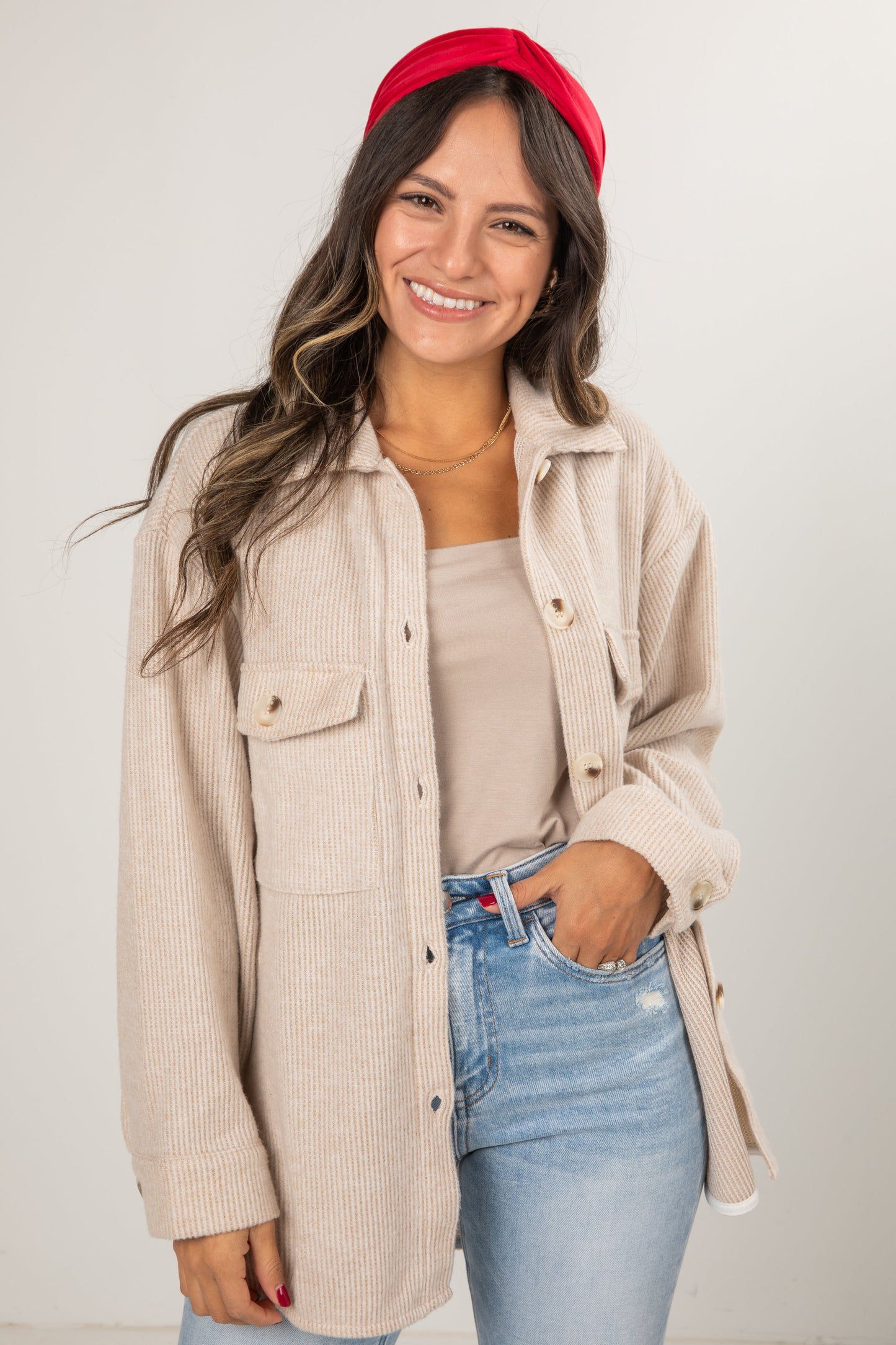 Good News Soft Knit Shacket - DOORBUSTER