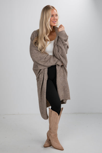 Cozy Inclination Longline Cardigan