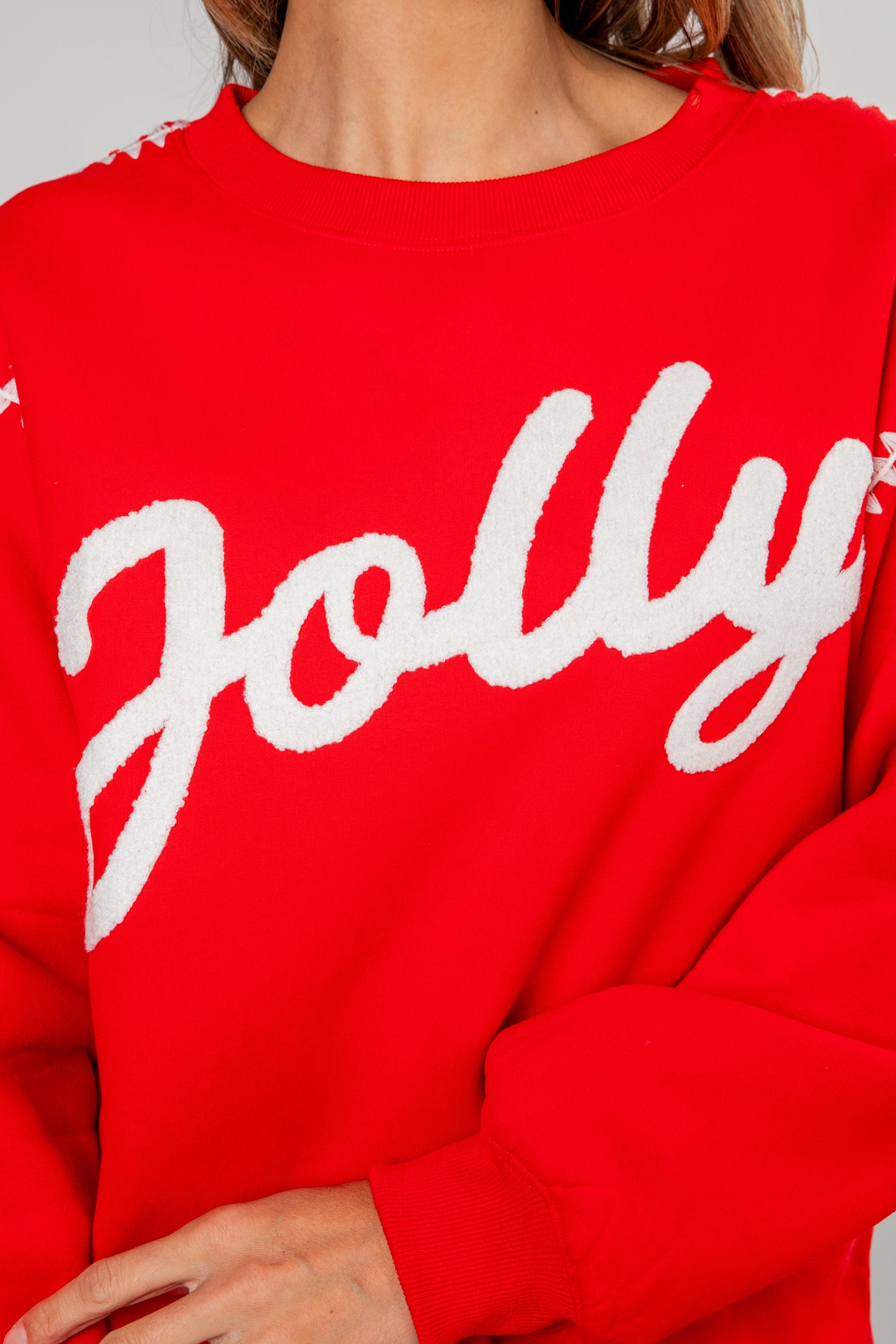 Red Jolly Pullover