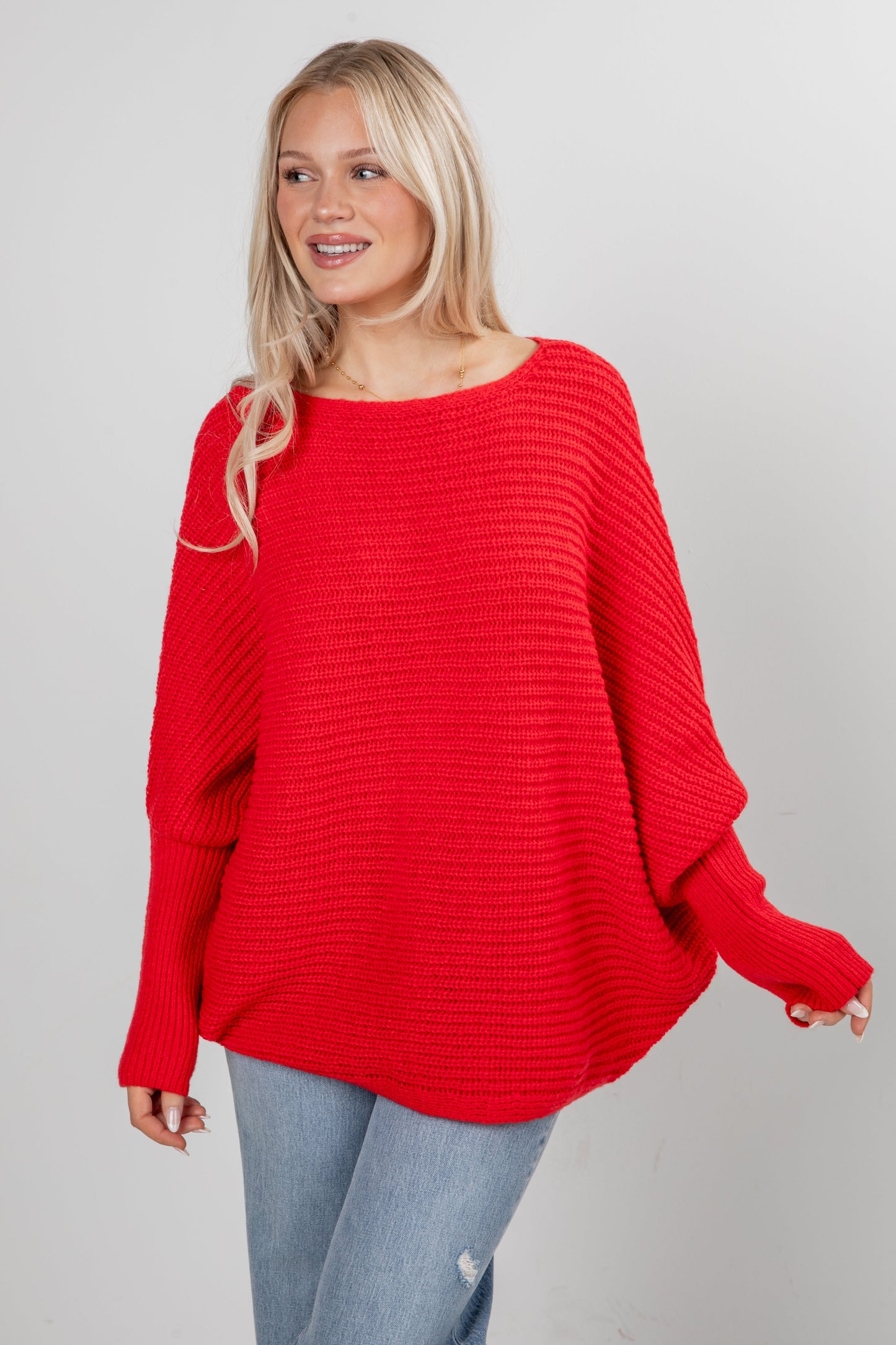 Hear The Bells Oversized Sweater - DOORBUSTER