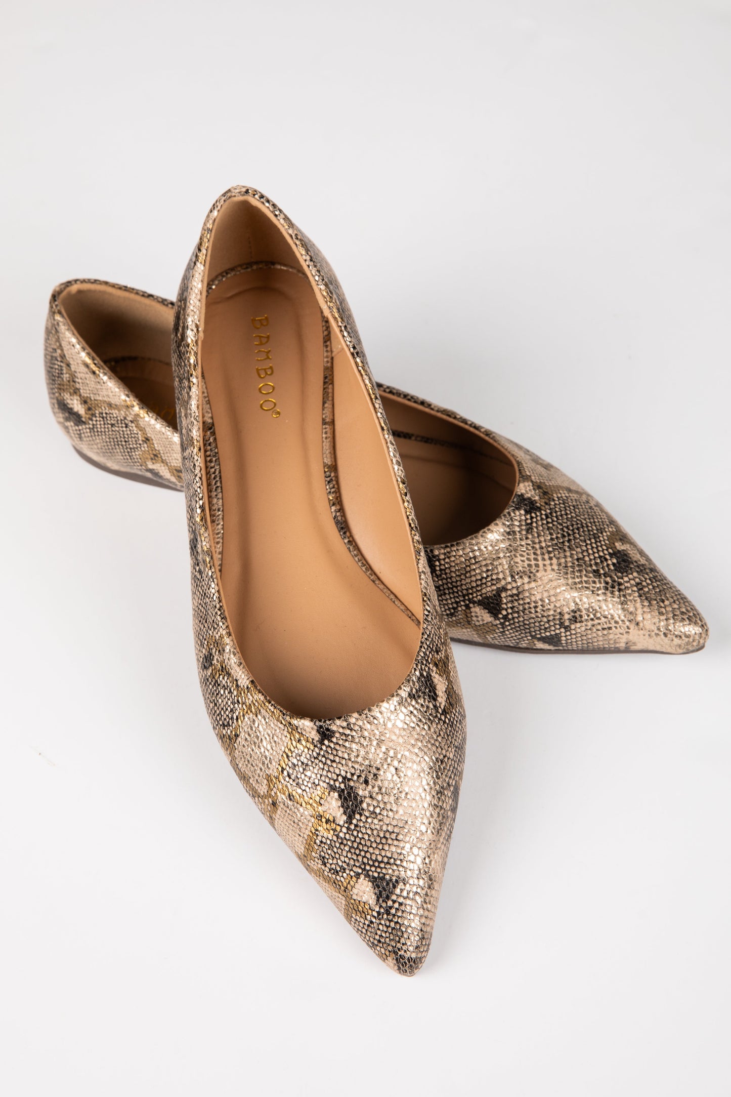 Run The Show Pointed Toe Flats