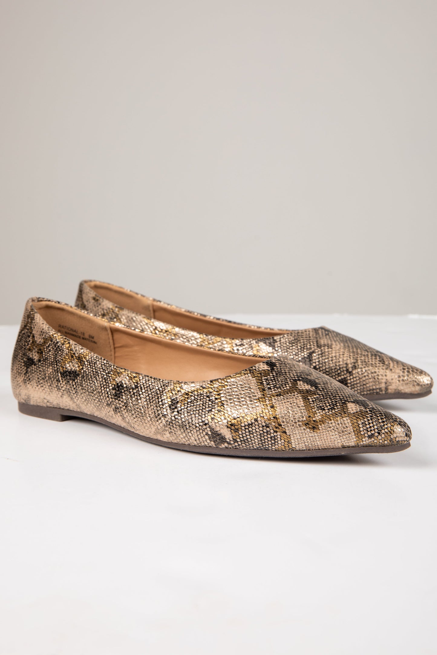 Run The Show Pointed Toe Flats