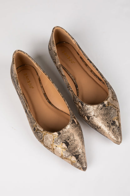 Run The Show Pointed Toe Flats