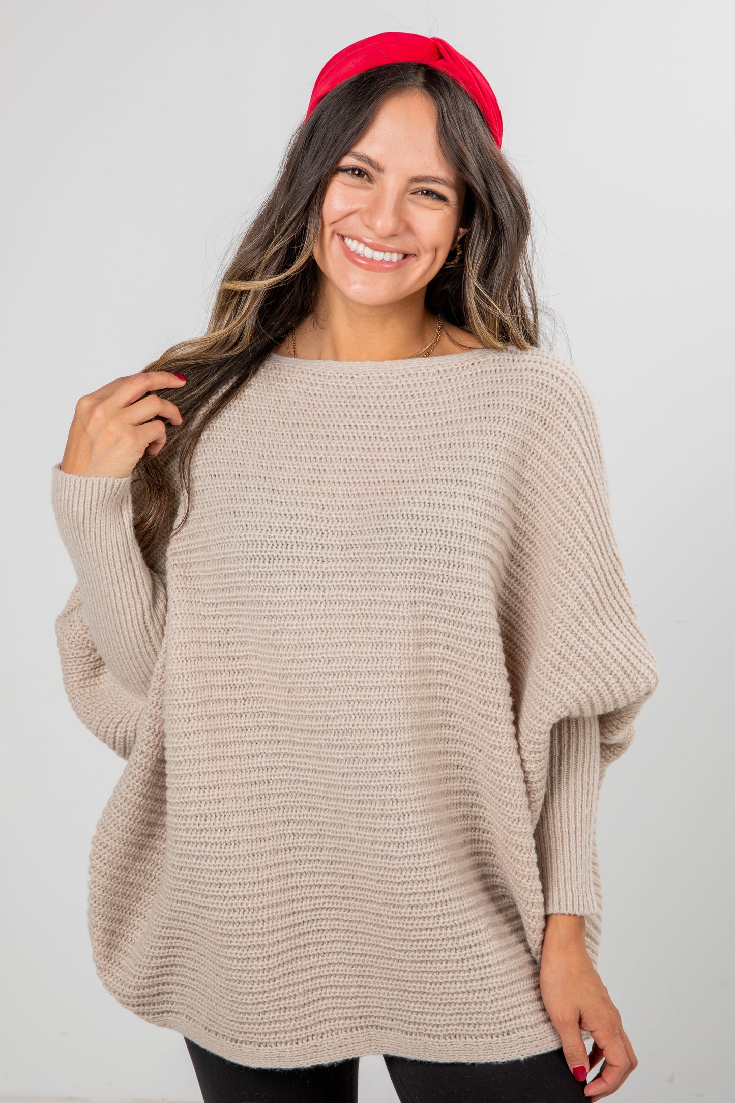 Hear The Bells Oversized Sweater - DOORBUSTER