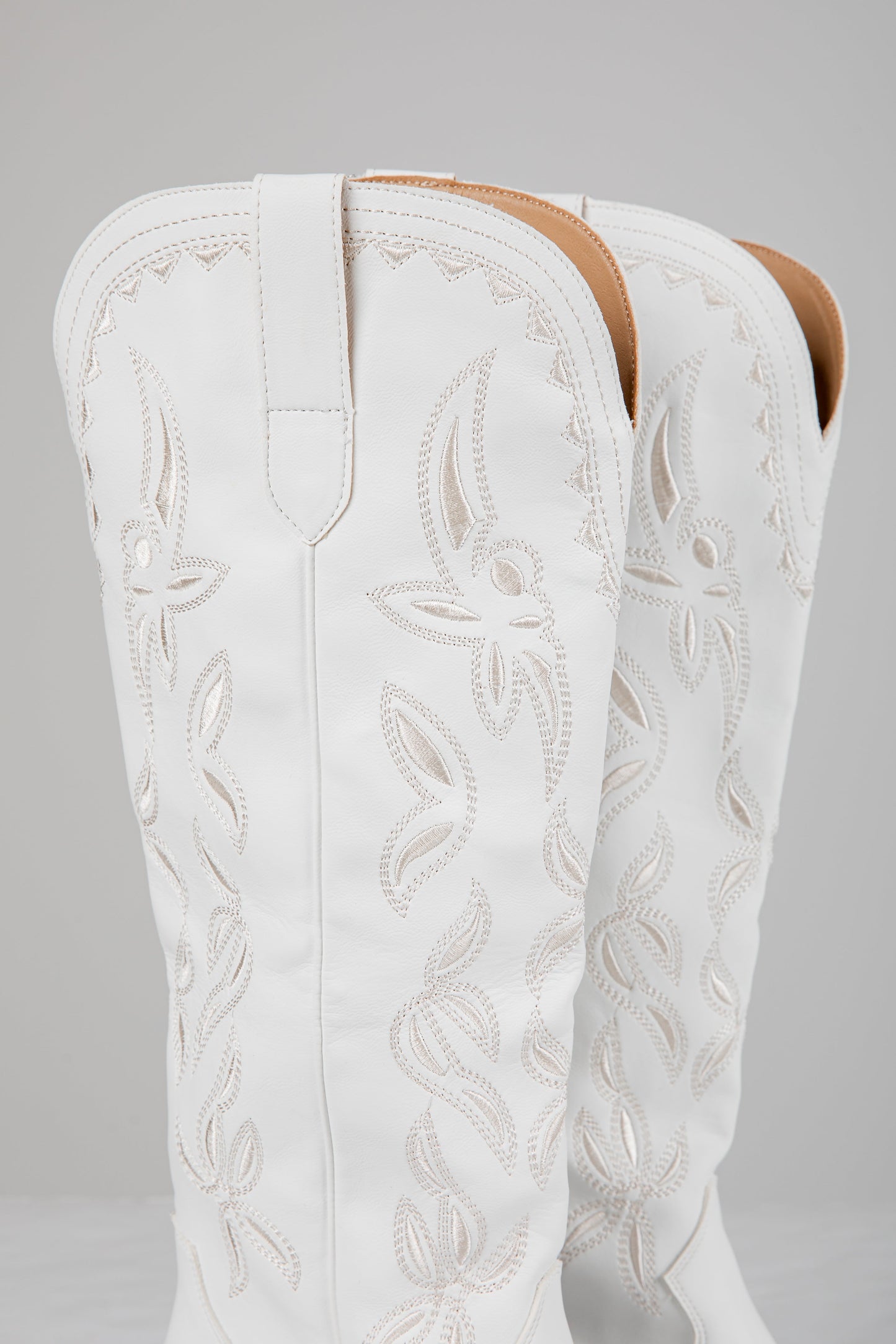 Let It Be Known White Western Boots