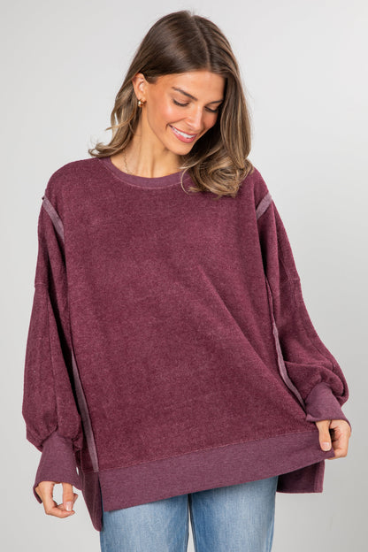 Snuggly Touch Soft Knit Oversized Pullover - DOORBUSTER
